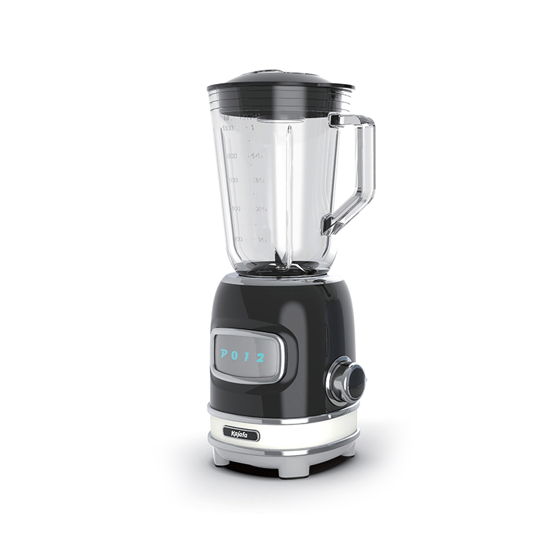 BL459B-G 2 rýchlosti v retro štýle s pulzným ovládaním, s 1000 ml sklenenou nádobou na mixovanie a čepeľou z nehrdzavejúcej ocele, stolný mixér, vysokovýkonný osobný mixér
