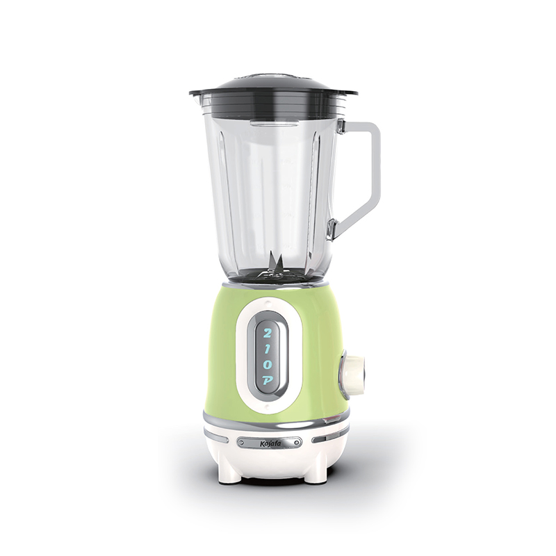 BL489B-G Retro mixér na jedlo Skvapalňovač do kuchyne - Smoothie Maker s 1,0 l sklenenou kanvicou - Mixér na mliečne koktaily, polievky, ovocie, džúsy a smoothies