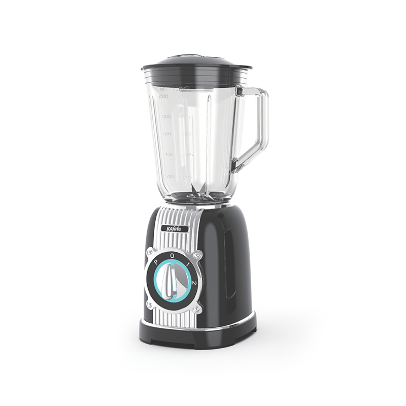 BL486B-G 2 rýchlosti v retro štýle s pulzným ovládaním, s 1000 ml sklenenou nádobou na mixovanie a čepeľou z nehrdzavejúcej ocele, stolný mixér, vysokovýkonný osobný mixér