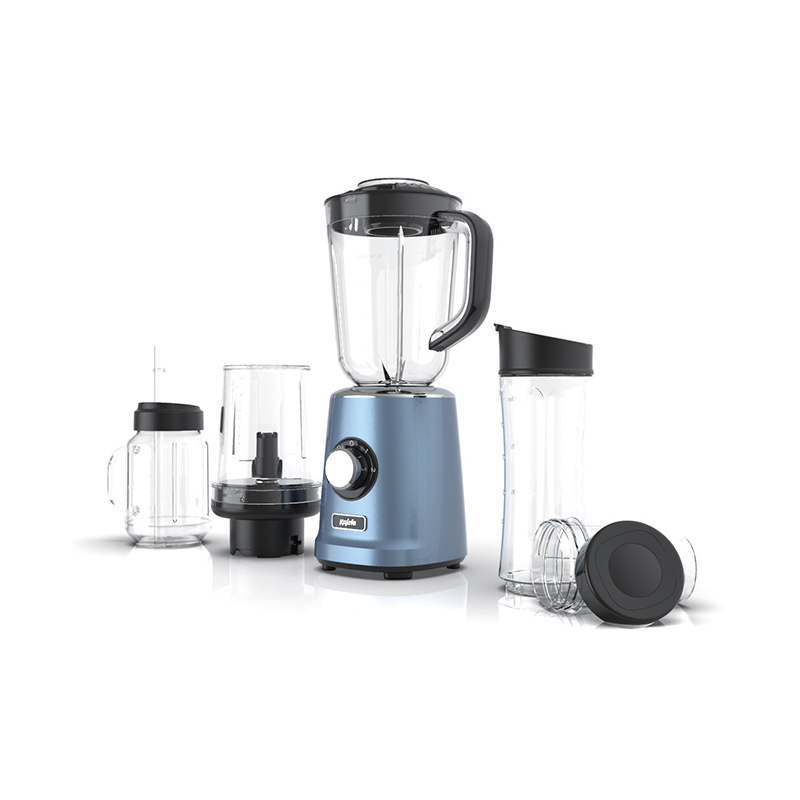 BL565ABE-P mixér, multifunkčný 1,0 l vysokorýchlostný výrobník smoothie a drvič ľadu, s 600 ml prenosným mini mixérom a kuchynským robotom pre odšťavovač