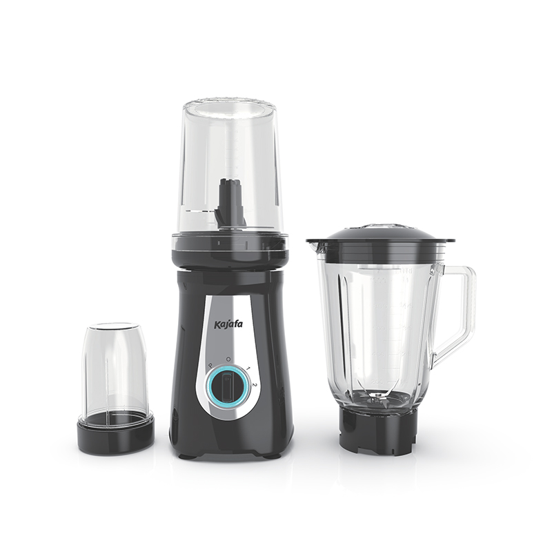 BL-358ABE-G Mixér Smoothie Maker, vysokorýchlostný mixér 3 v 1 s 1,0 l sklenenou kanvicou, multifunkčným kuchynským robotom a mlynčekom na mrazené ovocie, zeleninu a kávové zrná