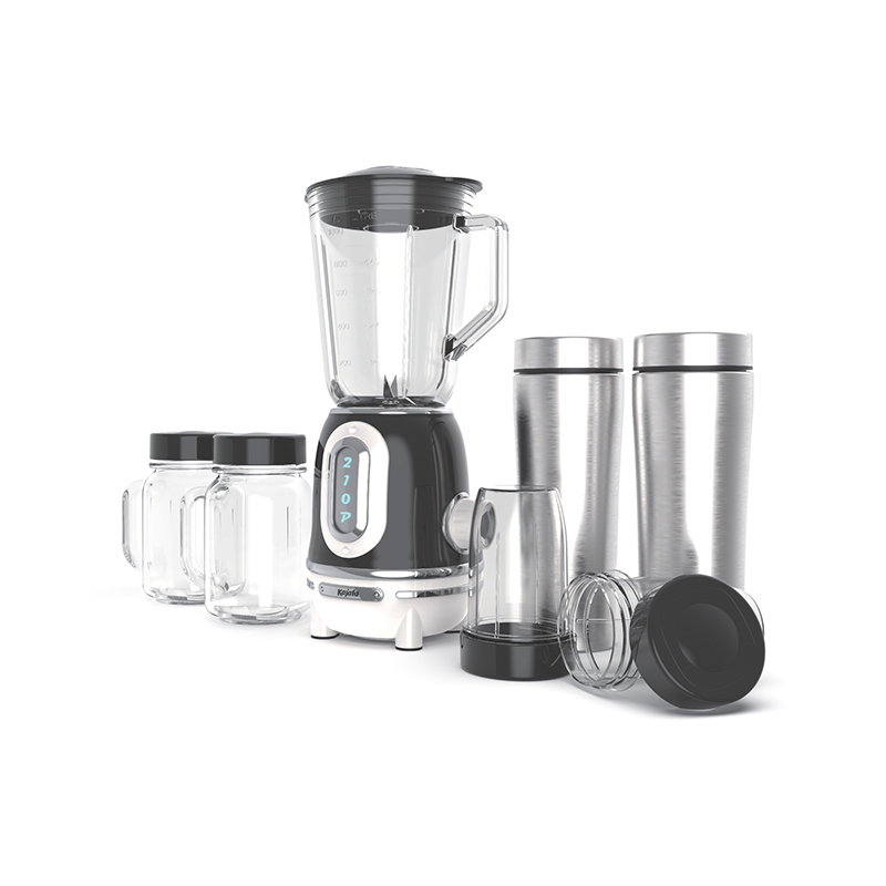 BL489AB-G Minimixér Smoothie Maker, domáci a kuchynský Smoothie mixér s viacerými nádobami na mixovanie